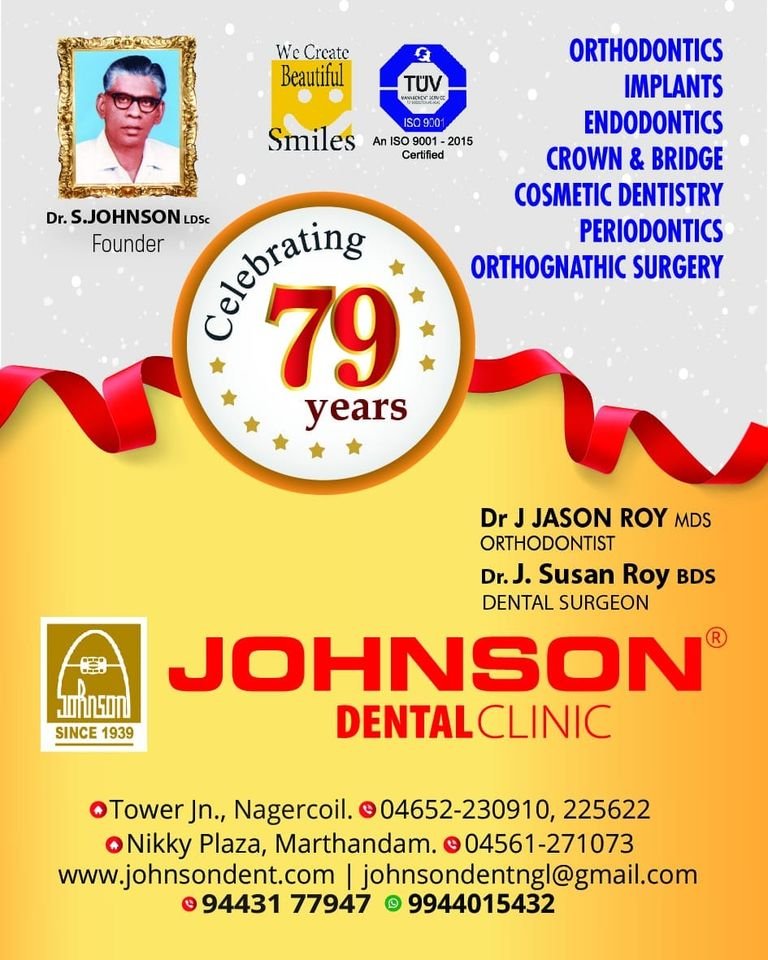 Johnson Dental Clinic celebrated 79 Years of Service on 31 December 2018